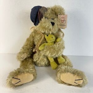 Bearington Collection Michael Angel Bear #1005 - Plush with Wings & Frog Vtg